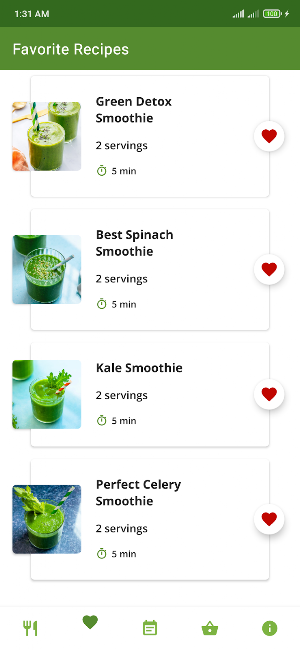 Detox Green Smoothie Recipes Screenshot 3