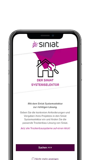 Siniat Systeme Screenshot 2