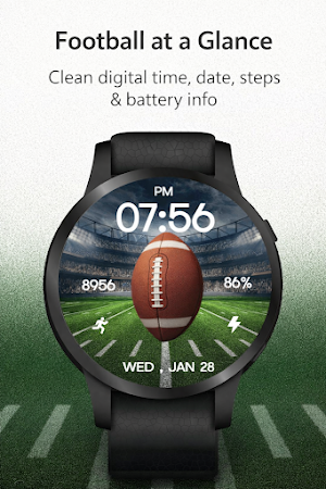 Football Gridiron Watch Face Screenshot 2