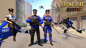 Police Drone Bike Gangster Chase Games 2020 Screenshot 0