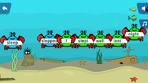 Learn English Game-Grab a Crab Screenshot 3