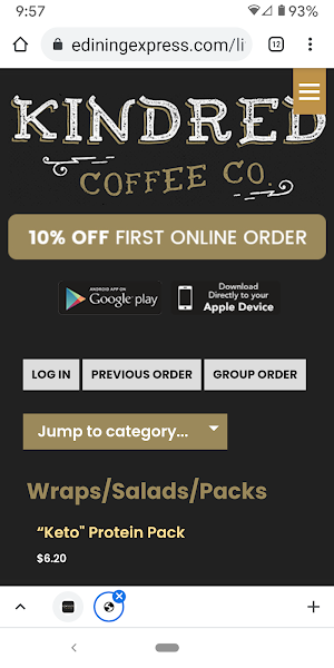Kindred Coffee Co. Screenshot 1