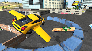 Flying Car City 3D Screenshot 1