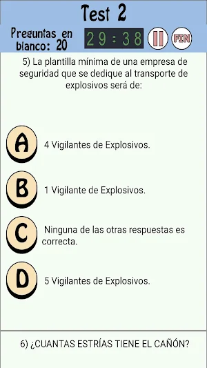 TestOpos Vigilante Seguridad Screenshot 3