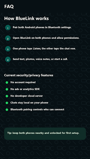 BlueLink Chat Screenshot 3