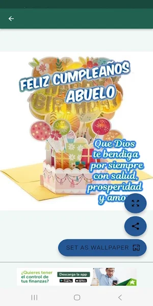 Feliz cumpleaños personalizado Screenshot 2