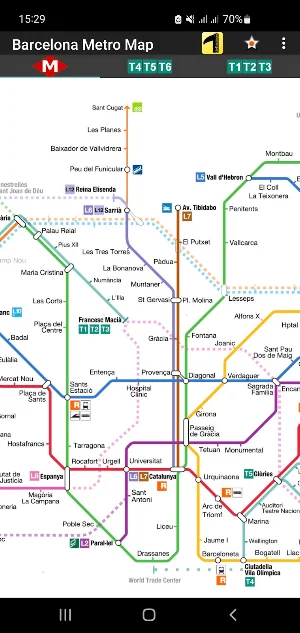 Barcelona Metro Map Screenshot 0