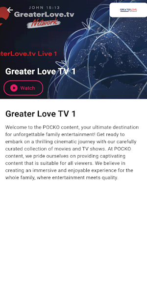 Greater Love TV Screenshot 0