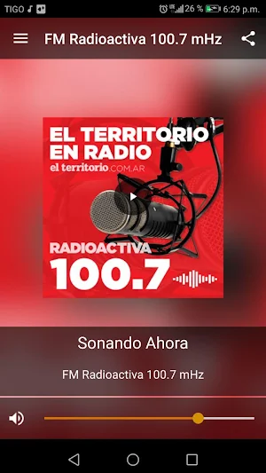 Radioactiva 100.7 Screenshot 1
