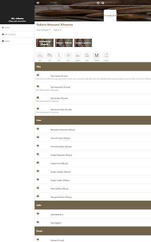 Padaria Artesanal Altamura Screenshot 3