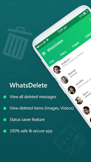 WhatsDelete: View Deleted Messages, Status Saver Screenshot 0