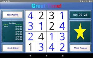 TV Sudoku: 4x4, 9x9 and 16x16 Screenshot 1