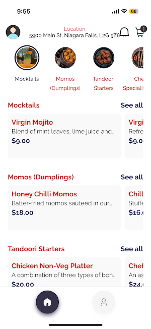 Oh Bombay Restaurant Screenshot 1