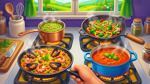 Kitchen Set Time Cooking Games Screenshot 0