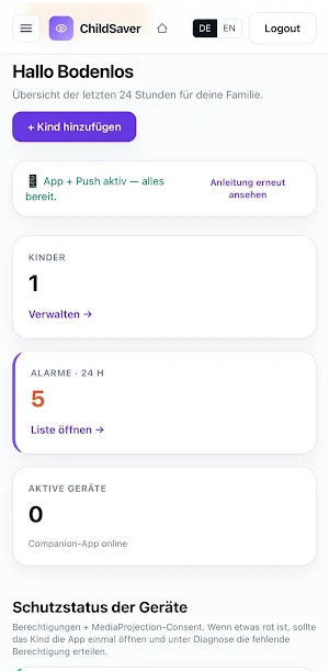 ChildSaver Screenshot 1