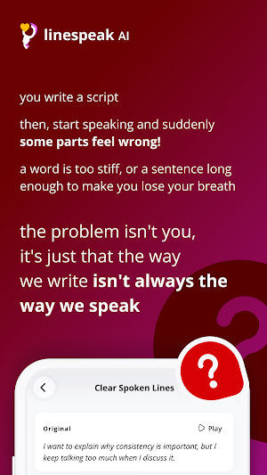 linespeak AI: Speakable Flow Screenshot 1