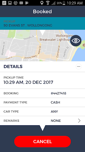 Illawarra Taxi Network Screenshot 2