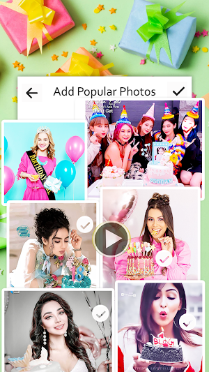 Birthday Video Maker Screenshot 1
