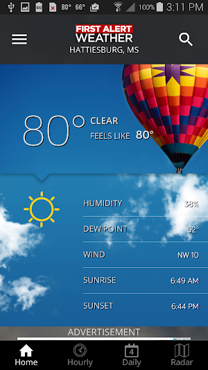 WDAM 7 First Alert Weather Screenshot 0