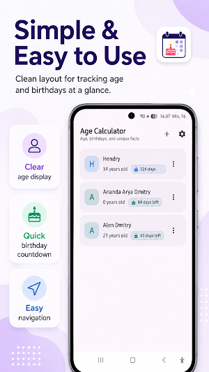 Age Calculator: Birth Tracker Screenshot 0