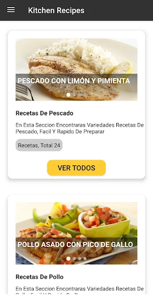 Kitchen Recipes - Recetas De C Screenshot 3