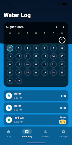 Water Tracker - Quenched Screenshot 2