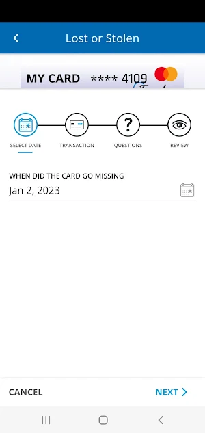 FreedomCU Card Control Screenshot 2