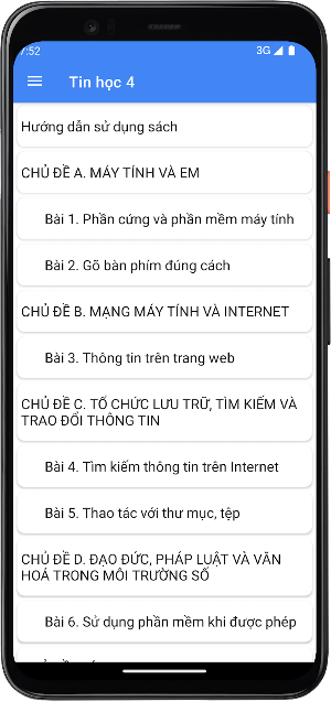 Tin học Lớp4 Screenshot 3