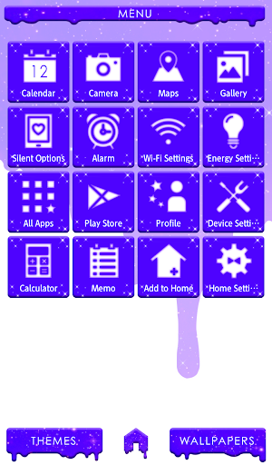 Melty Galaxy Theme Screenshot 1