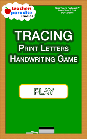 Alphabet & Numbers - English Handwriting Game -ZBP Screenshot 1
