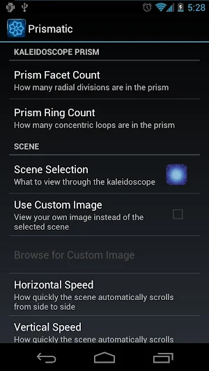 Prismatic Live Wallpaper Screenshot 2