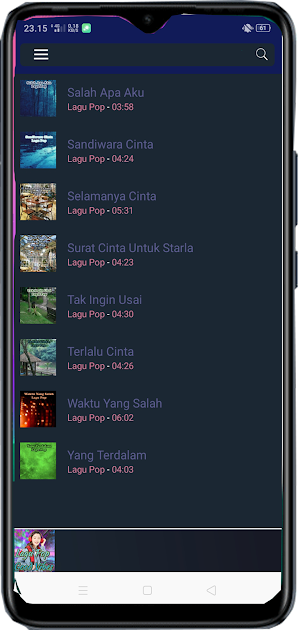 Lagu Pop Romantis Screenshot 1