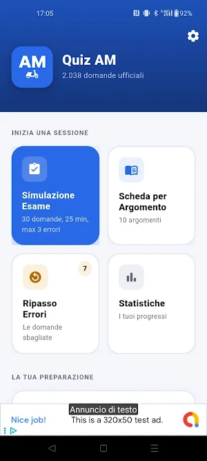 Quiz Patentino AM - 50cc Screenshot 0