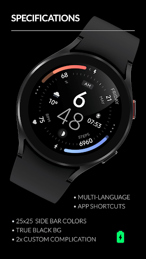 Awf Polar - watch face Screenshot 1
