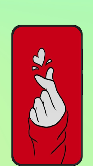 heart hand emoji Screenshot 2