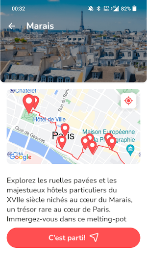 Audio Guide Paris Screenshot 1