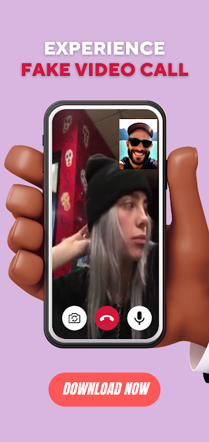 Billie Eilish Fake Video Call Screenshot 3