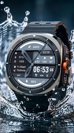 Blue Light Weight ZKin Watch Screenshot 1