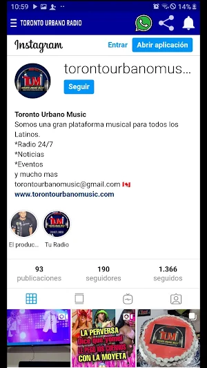 Toronto Urbano Music Radio Screenshot 3
