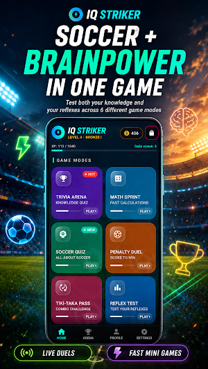 Football Striker: Quiz Game Screenshot 0