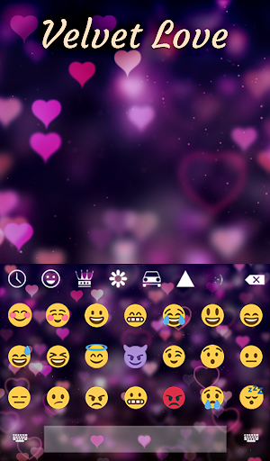 Velvet Love Animated Keyboard  Screenshot 3