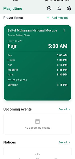 Masjidtime Screenshot 0