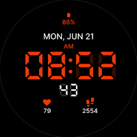 Digital LED Watch Face