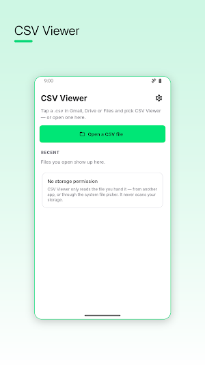 CSV Viewer Screenshot 0