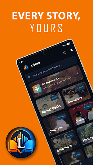 Librixa - Audiobooks player Screenshot 0