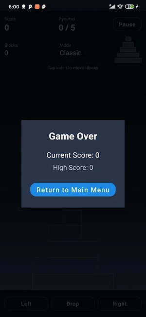 Pyramid Block Stack Screenshot 1
