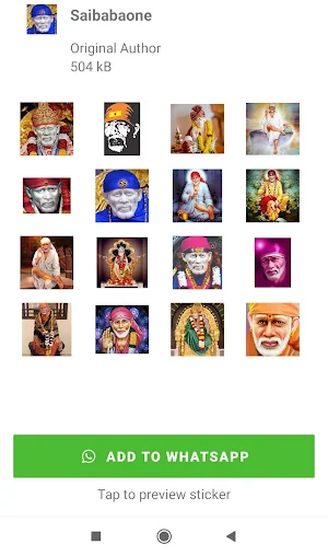 Sai Baba Stickers Screenshot 1