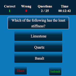 Geology MCQ Screenshot 2