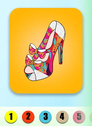 High Heels Coloring Screenshot 0