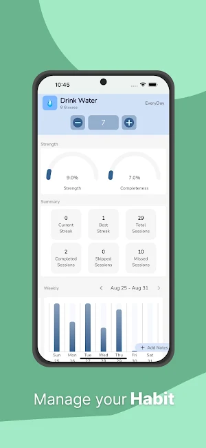 Dincharya - Habit tracker Screenshot 3